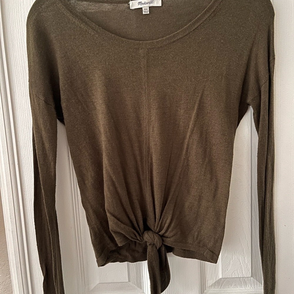 Madewell Olive Green Women's Top